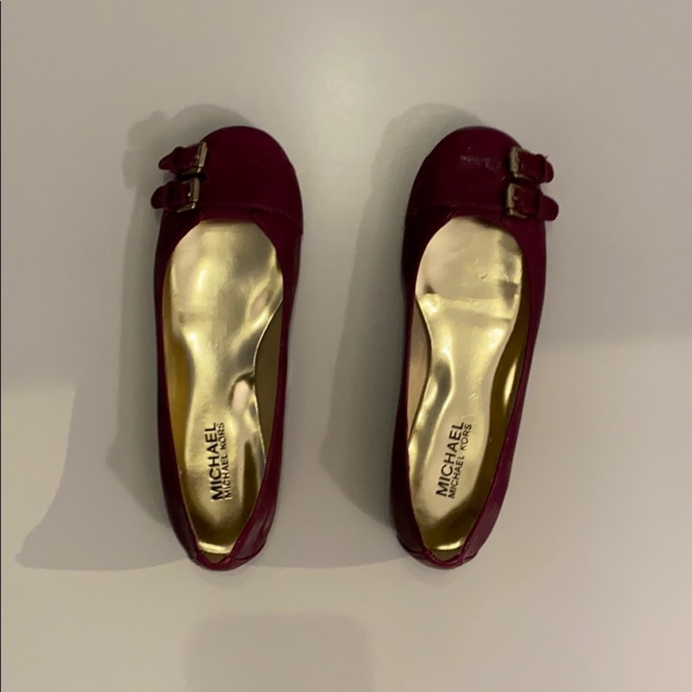 Michael Kors Magenta Flats